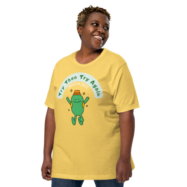 "Try Then Try Again" Unisex T-Shirt - Image 4