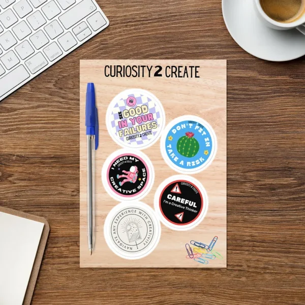 "Classic Designs" Vinyl Sticker Pack - Image 3