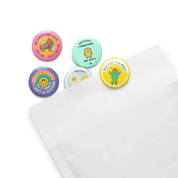 "Retro Designs" 1.25 in Button 5x Pack - Image 4