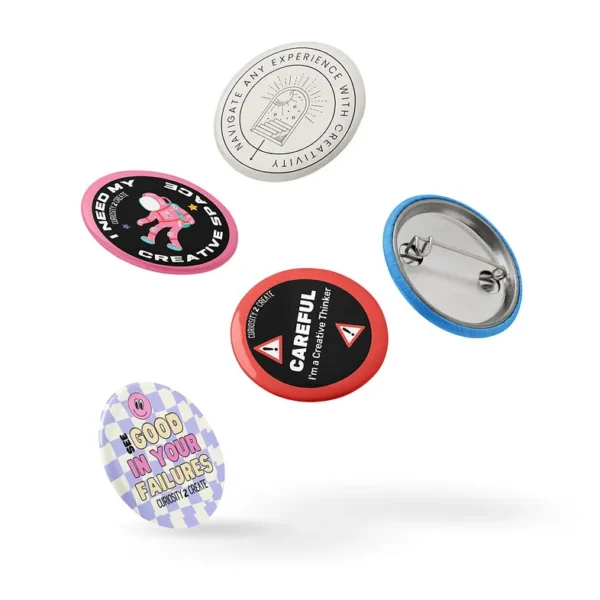 "Classic Designs" 1.25in Button 5x Pack - Image 2