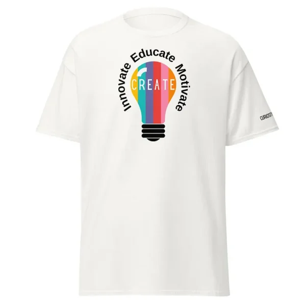 "Innovate, Educate, Motivate" Unisex t-shirt - Image 4