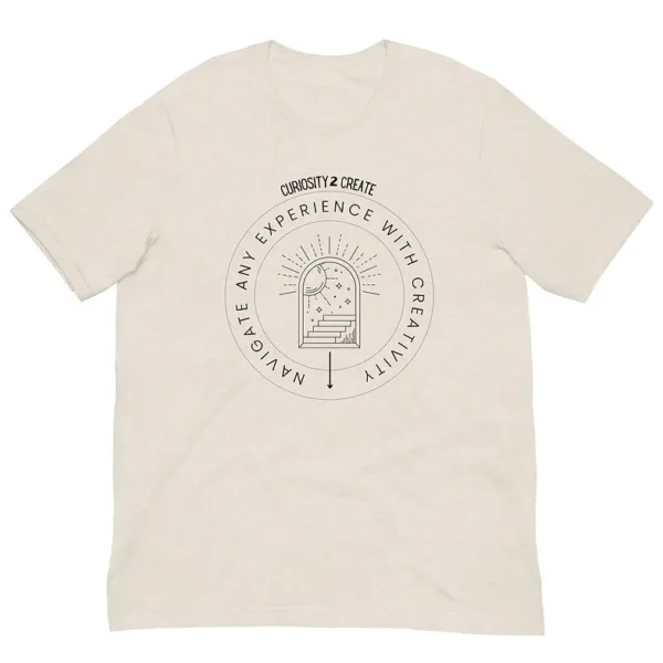 "Navigate any Experience with Creativity" Unisex t-shirt - Image 2