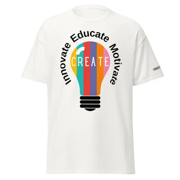 "Innovate, Educate, Motivate" Unisex t-shirt - Image 7