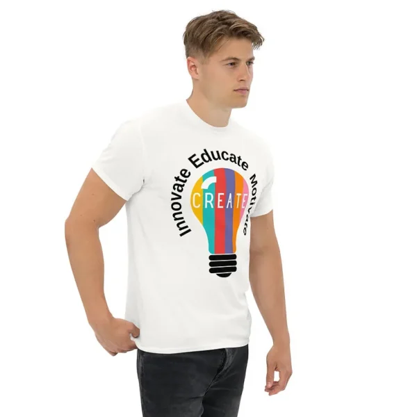 "Innovate, Educate, Motivate" Unisex t-shirt - Image 11