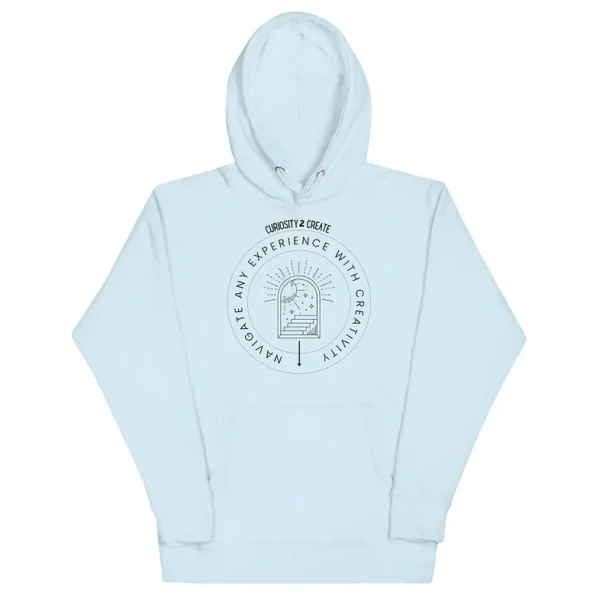 "Navigate any Experience with Creativity" Unisex Hoodie - Image 2