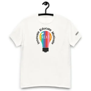 "Innovate, Educate, Motivate" Unisex t-shirt