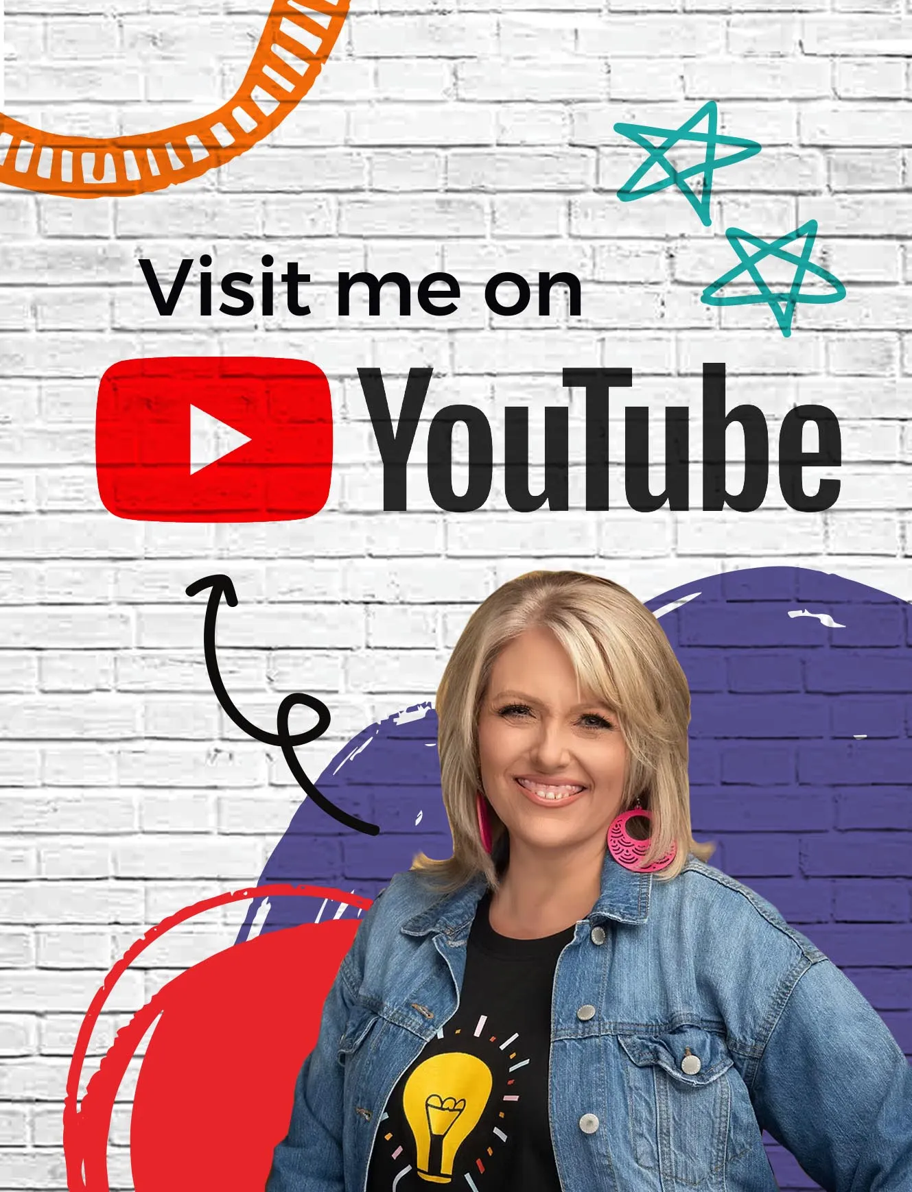Visit me on Youtube Cover
