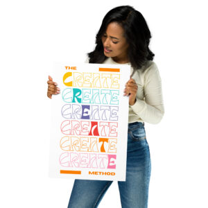 "The CREATE Method" 12x18 Poster